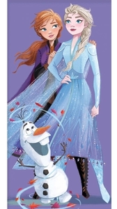 Carbotex osuška Ledové Království Elsa Anna a Olaf 70x140 cm 