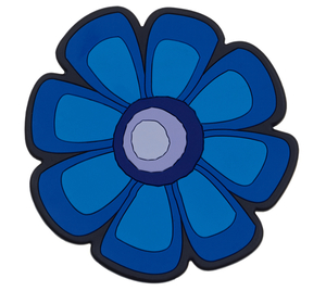 Kuchyňská podložka - 10x10 cm - Květ modrá