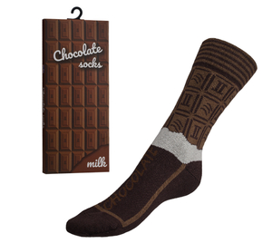 Bellatex Ponožky Čokoláda v dárkovém balení hnědá