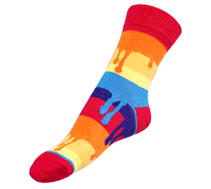 Bellatex Ponožky dětské Barvy červená, oranžová, modrá