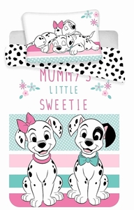 Jerry fabrics Disney povlečení do postýlky 101 Dalmatians baby 100x135 + 40x60 cm  