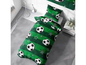 TipTrade Povlečení bavlna Fotbal 140x200, 70x90 cm
