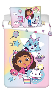 Jerry Fabrics Povlečení do postýlky Gabbys Dollhouse Sugar dream baby 100x135, 40x60 cm