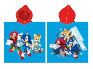 TipTrade Pončo Ježek Sonic a přátelé 55x110 cm