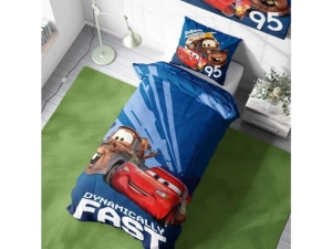 Carbotex Povlečení Cars 3 Blesk McQueen a Burák 140x200, 70x90 cm