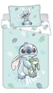 Jerry Fabrics Povlečení do postýlky Lilo and Stitch Frog baby 100x135, 40x60 cm