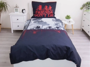 Jerry Fabrics Povlečení Stranger Things Upside Down 140x200, 70x90 cm