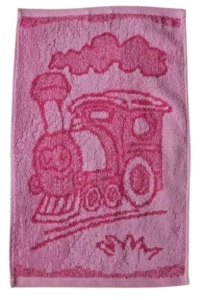 Profod Dětský ručník Train pink 30x50 cm