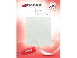 DADKA VRACOV Povlečení krep Žlutý UNI 240x200, 2x70x90 cm