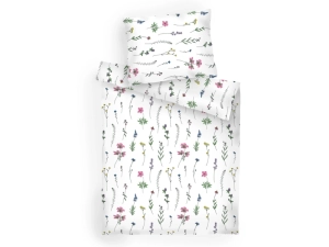 DADKA Povlečení krep Herbal starorůžový 240x220, 2x 70x90 cm