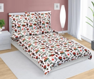 Bellatex Povlečení bavlněné Vánoce 140x200, 70x90 cm Louskáček