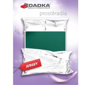 DADKA Jersey prostěradlo šalvějové