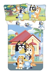 Jerry Fabrics Povlečení do postýlky Bluey 061 baby 100x135, 40x60 cm