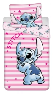 Jerry Fabrics Povlečení Lilo a Stitch Pink Stars 140x200, 70x90 cm