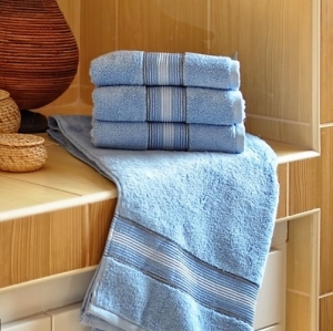 Polášek mikrofroté ručník Dita modrá 50x100 cm