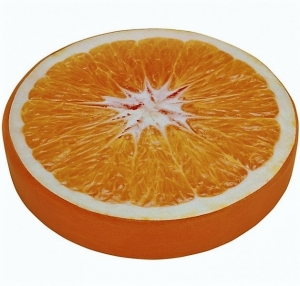 Bellatex sedák ORESTE kulatý pomeranč