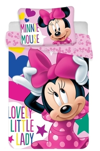 Jerry fabrics Disney povlečení do postýlky Minnie baby 100x135 + 40x60 cm