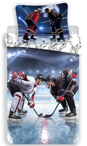 Jerry Fabrics povlečení bavlna fototisk Hokej 140x200+70x90 cm 