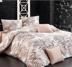 BedTex povlečení bavlna Amazing Hnědé 140x200+70x90 cm   