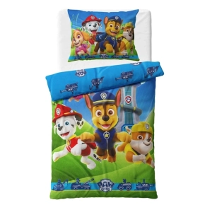 Carbotex Mikroplyšové povlečení Tlapková Patrola Záchranná mise 140x200, 70x90 cm