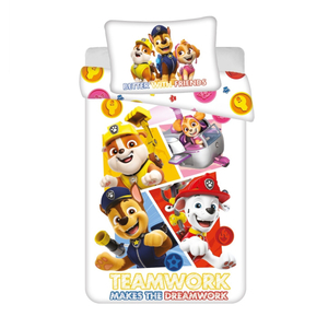 Jerry Fabrics Povlečení do postýlky Paw Patrol 498 baby 100x135, 40x60 cm