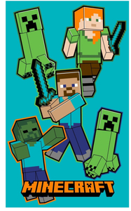 Jerry Fabrics Dětský ručník Minecraft Crawler 30x50 cm