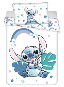 Jerry Fabrics Povlečení do postýlky Lilo and Stitch Rainbow 100x135, 40x60 cm