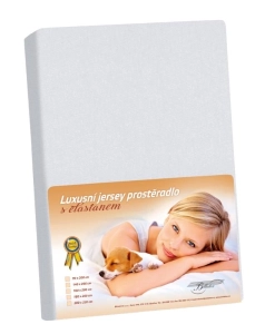 Bellatex prostěradlo jersey s elastanem světlá šedá