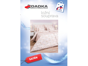 DADKA VRACOV Povlečení satén Geon Luční sen 140x220, 70x90 cm