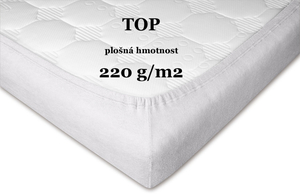 DADKA VRACOV Froté prostěradlo stříbrné
