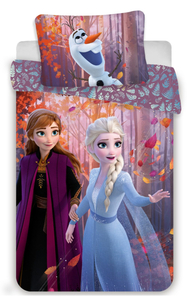 Jerry Fabrics Povlečení Frozen 2 sister purple 140x200, 70x90 cm