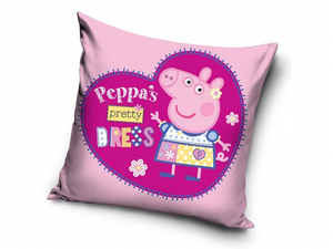 TipTrade Polštářek Prasátko Peppa Modelka 40x40 cm