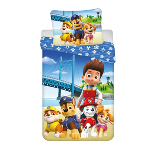 Jerry Fabrics Povlečení Paw Patrol PP457 Bridge 140x200, 70x90 cm