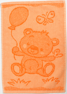 Profod Dětský ručník Bear orange 30x50 cm