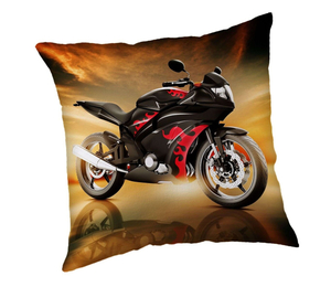 Jerry Fabrics Polštářek Motorka Red 40x40 cm
