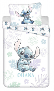 Jerry Fabrics Povlečení Lilo a Stitch Ohana White 140x200, 70x90 cm