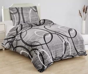 Jahu povlečení mikroflanel Rings 140x200, 70x90 cm