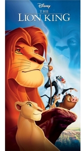 Carbotex osuška Lví Král Simba a přátelé 70x140 cm 