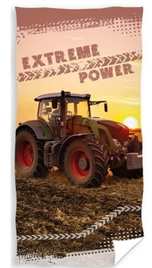 Carbotex osuška Traktor na poli 70x140 cm