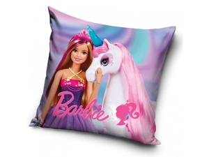 Dětský povlak na polštářek Disney Barbie a Kouzelný Jednorožec 40x40 cm 