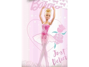Carbotex dětské povlečení bavlna Barbie Princezna Baletka 140x200+70x90 cm
