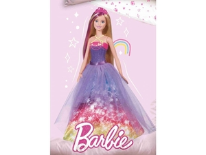 Dětské povlečení bavlna do postýlky Barbie Princezna 100x135+40x60 cm 