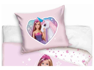 Dětské povlečení bavlna do postýlky Barbie Princezna 100x135+40x60 cm 