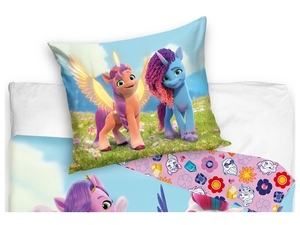 Carbotex dětské povlečení bavlna My Little Pony Nová Generace 140x200+70x90 cm