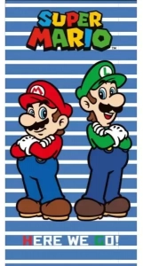 Carbotex osuška Super Mario a Luigi 70x140 cm 