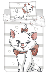 Jerry Fabrics Povlečení do postýlky Marie Cat Bow baby 100x135, 40x60 cm