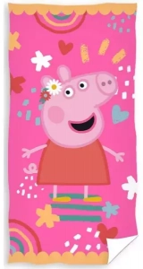 Carbotex osuška prasátko Prasátko Pepina Barevný Svět 70x140 cm  