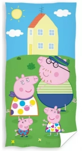 Carbotex osuška prasátko Prasátko Pepina Zábava na Zahradě 70x140 cm 