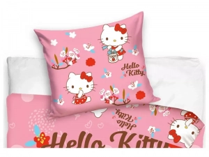 Dětské povlečení bavlna do postýlky Hello Kitty Malá Mlsalka 100x135+40x60 cm 