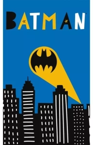 Dětský froté ručník Batman Gotham City 30x50 cm